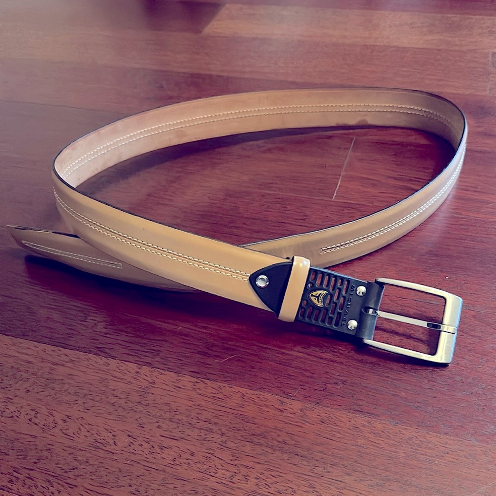Michael Toschi leather belt